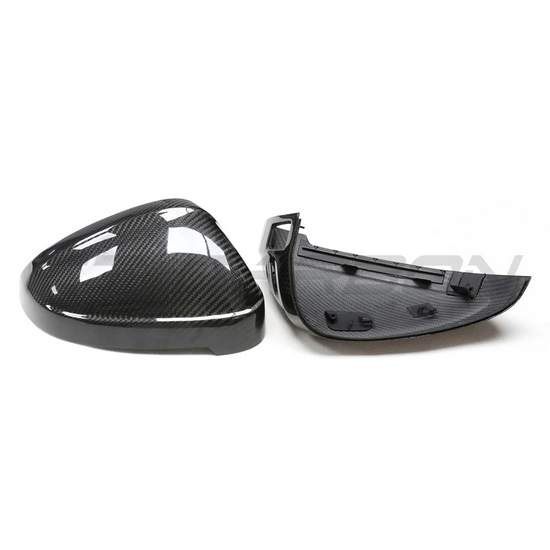 AUDI A4/S4/RS4/A5/S5/RS5 B9 2016+ PRE-PREG CARBON FIBRE MIRRORS - WITH LANE ASSIST - CT Carbon