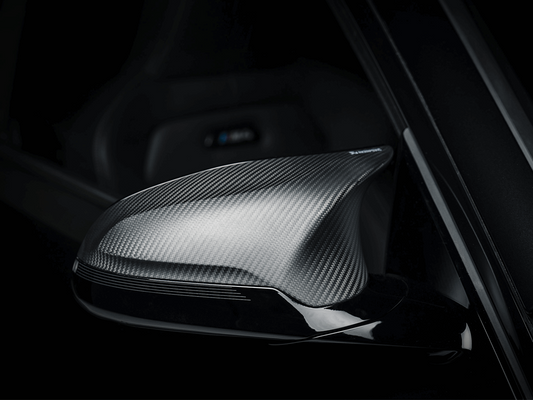 BMW M2 Competition / M3 / M4 (F80 / F82 / F83 / F87N) Akrapovic Mirror Cap Set (Carbon Fibre - Matte)