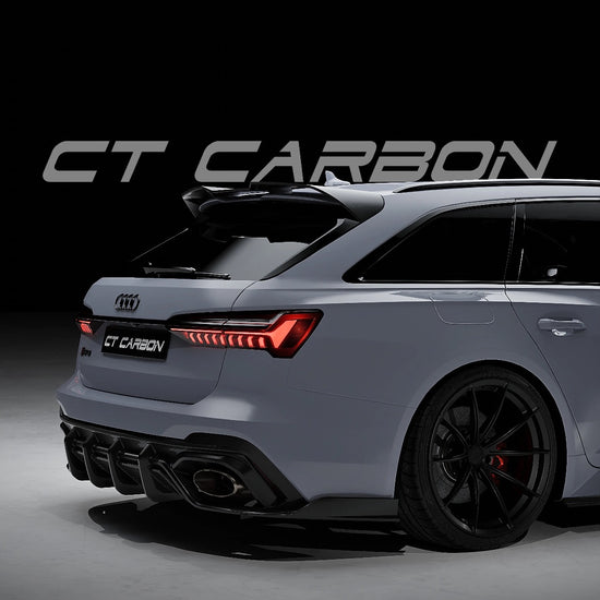 AUDI RS6 C8 AVANT CARBON FIBRE DIFFUSER - CT DESIGN