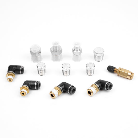 Air Lift 34828 (4 Gallon, 7 Port) Tank Fitting Kit For 11957 or 12957 With 1/4" Lines