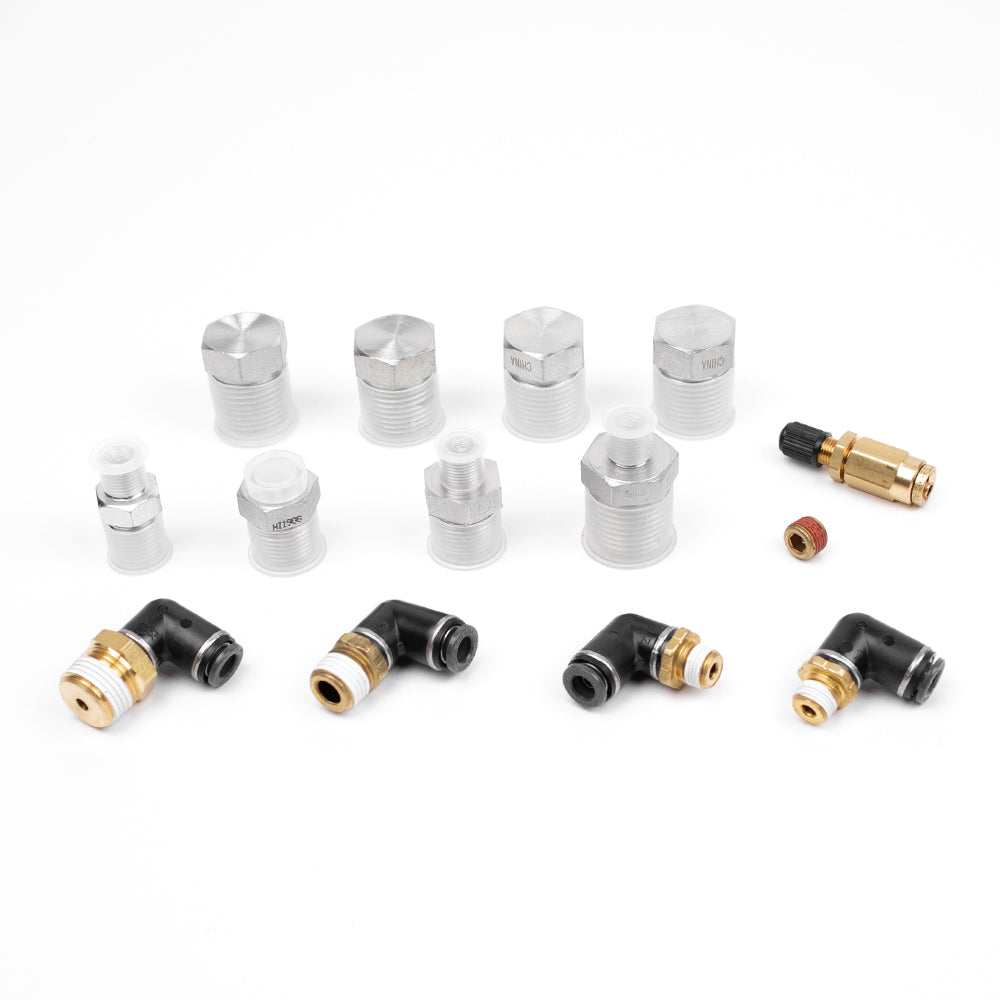 Air Lift 34832 Tank Fitting Kit For Steel Pancake Tank 10995 With 1/4" Lines