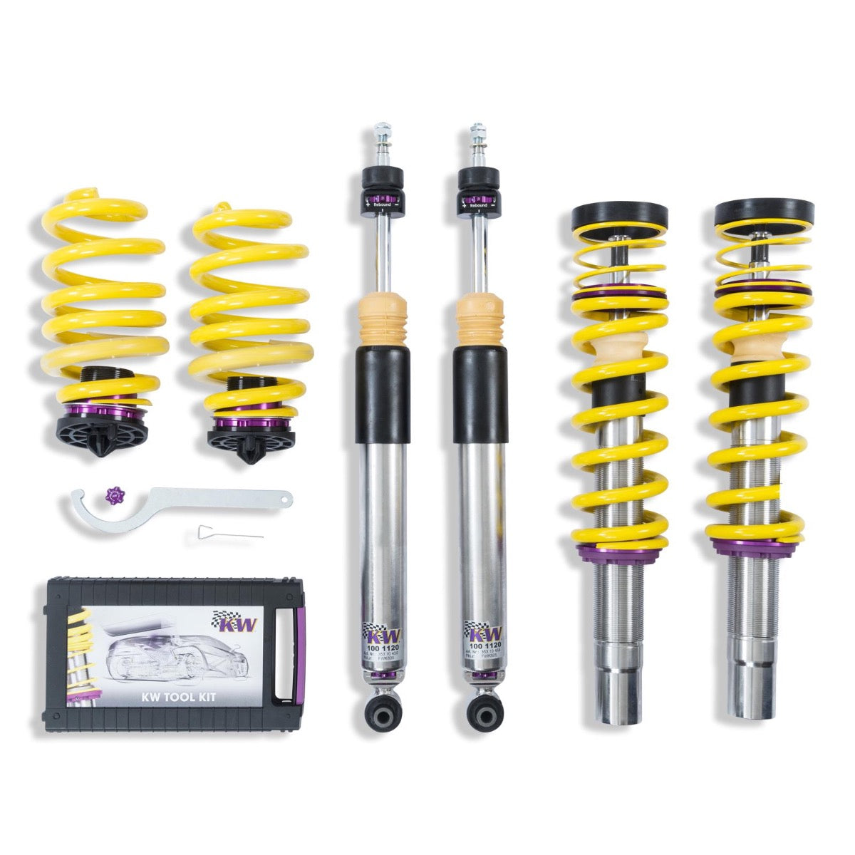 KW - VARIANT 3 COILOVERS FOR AUDI RS4 B9 (WITHOUT DRC) 2017+