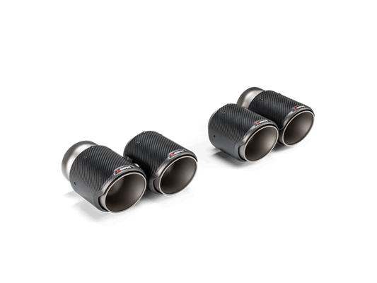 BMW M2 / M3 / M4 (G87 / G80 / G81 / G82 / G83) Akrapovic Round Tail Pipe Set (Carbon)
