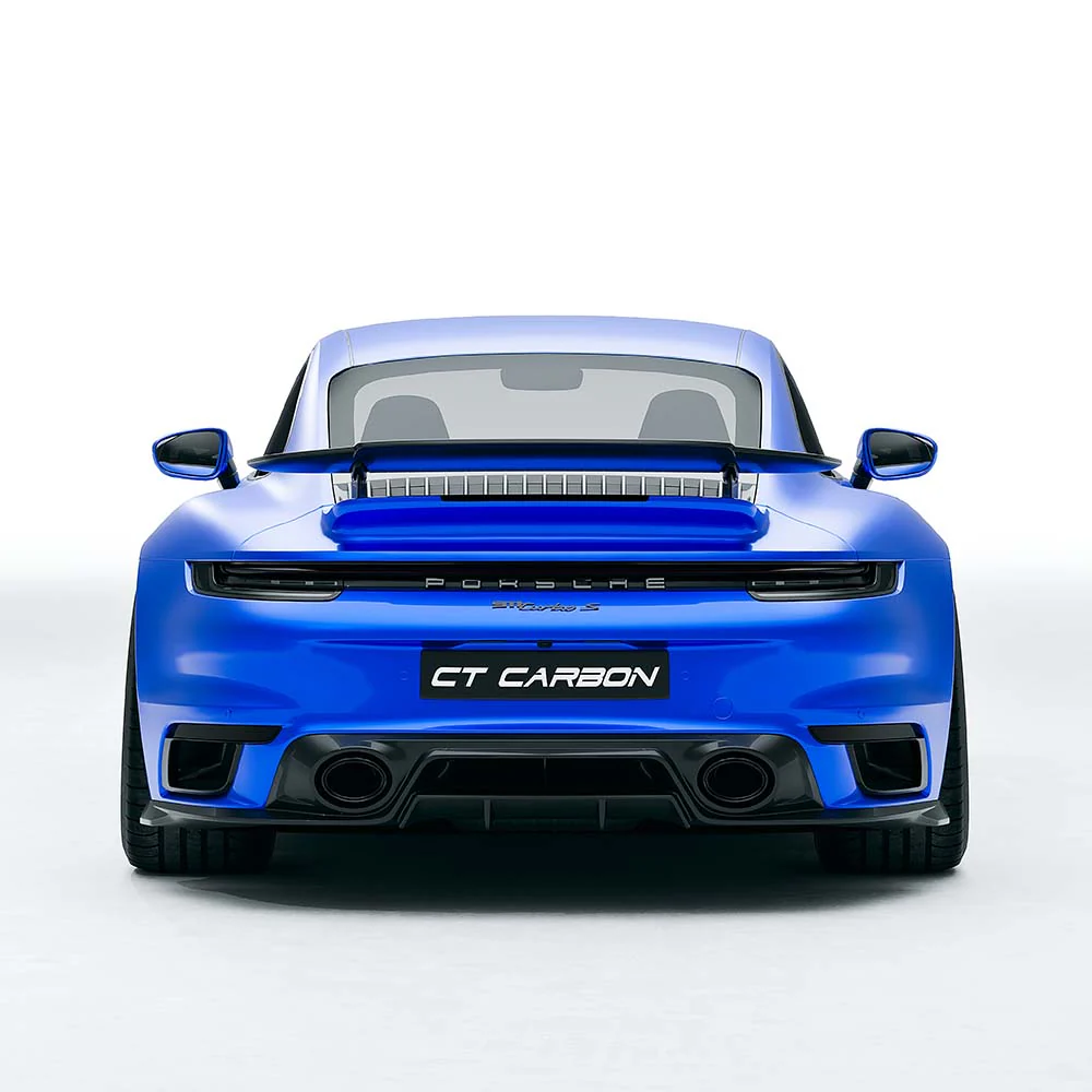 PORSCHE 911 (992) TURBO S CARBON FIBRE DIFFUSER - CT DESIGN
