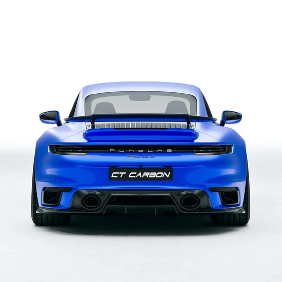 PORSCHE 911 (992) TURBO S CARBON FIBRE DIFFUSER - CT DESIGN