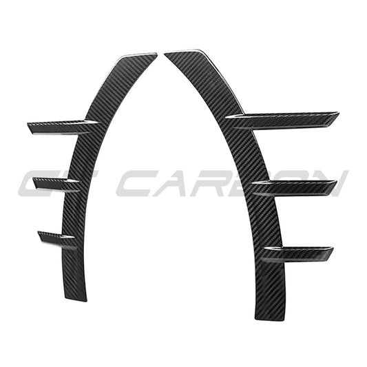 BMW G87 M2 CARBON FIBRE FRONT SIDE FENDER TRIM - CT DESIGN