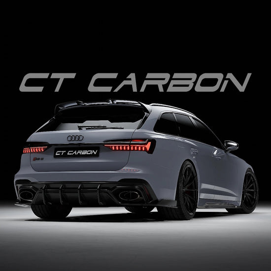 AUDI RS6 C8 AVANT CARBON FIBRE DIFFUSER - CT DESIGN