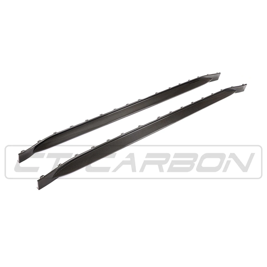 BMW M4 G82/G83 CARBON FIBRE SIDE SKIRT REPLACEMENT & EXTENSION - CT DESIGN