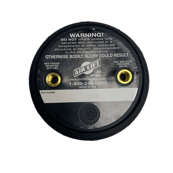 Air Lift 58437 Replacement Air Bag 2B-6 Bellows Air Spring (Extended)