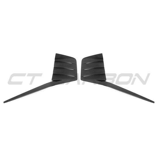 BMW G87 M2 CARBON FIBRE REAR BUMPER TRIM - CT DESIGN