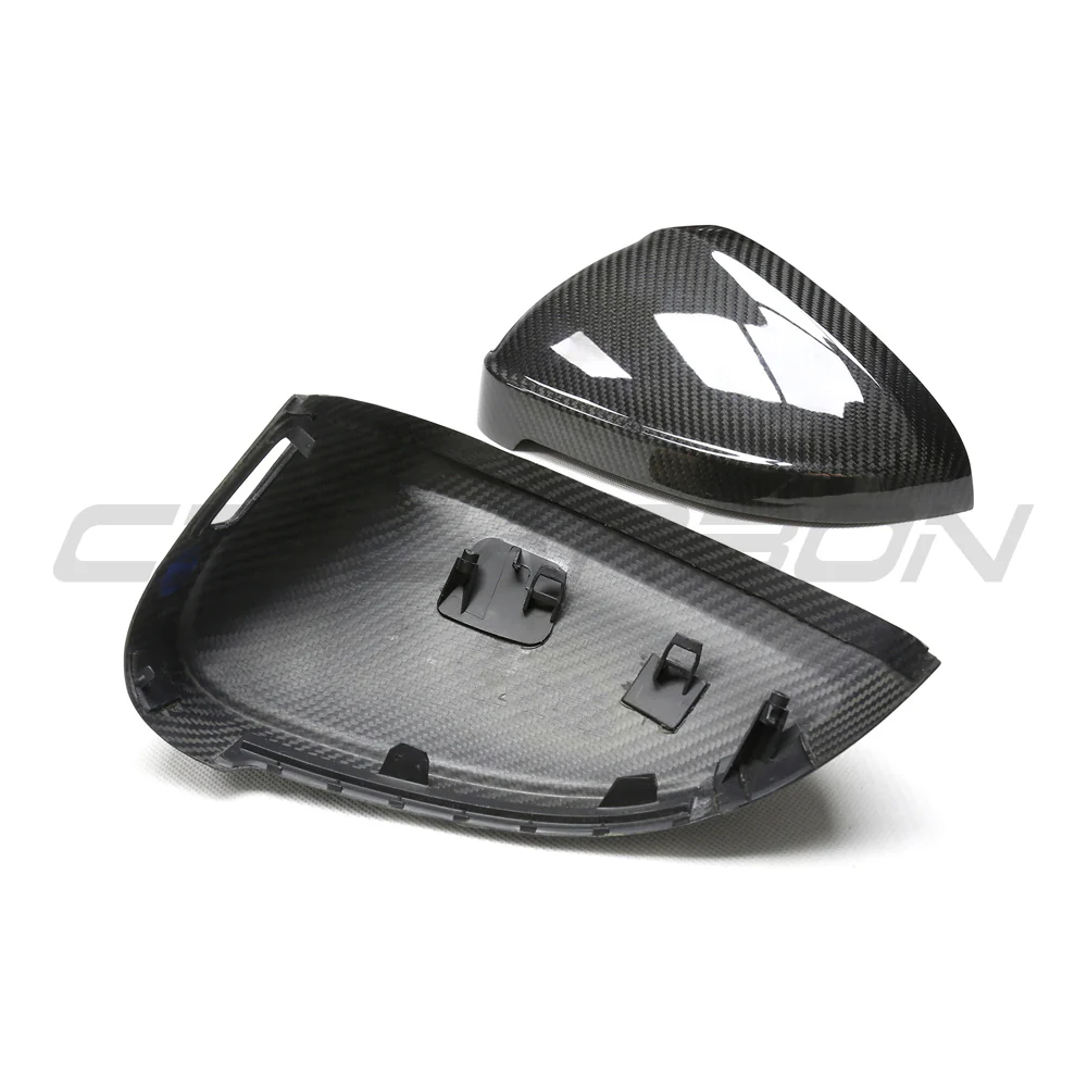 AUDI A4/S4/RS4/A5/S5/RS5 B9 2016+ PRE-PREG CARBON FIBRE MIRRORS - WITH LANE ASSIST - CT Carbon