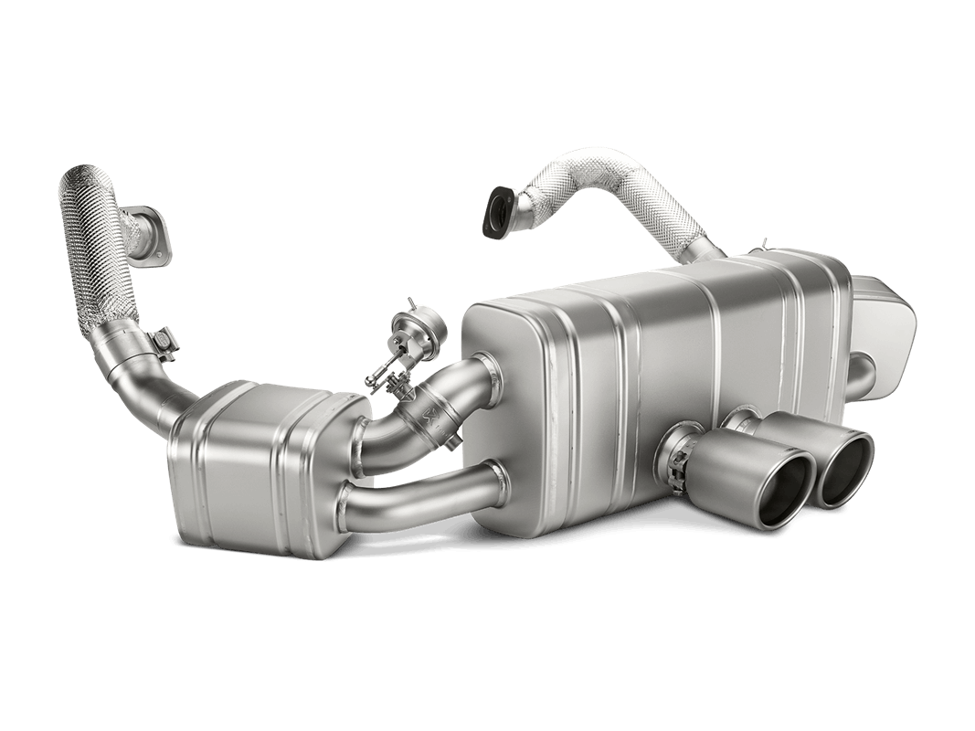 Porsche 981 Cayman GT4 / Boxster Spyder 2016 Akrapovic Slip-On Line (Titanium)