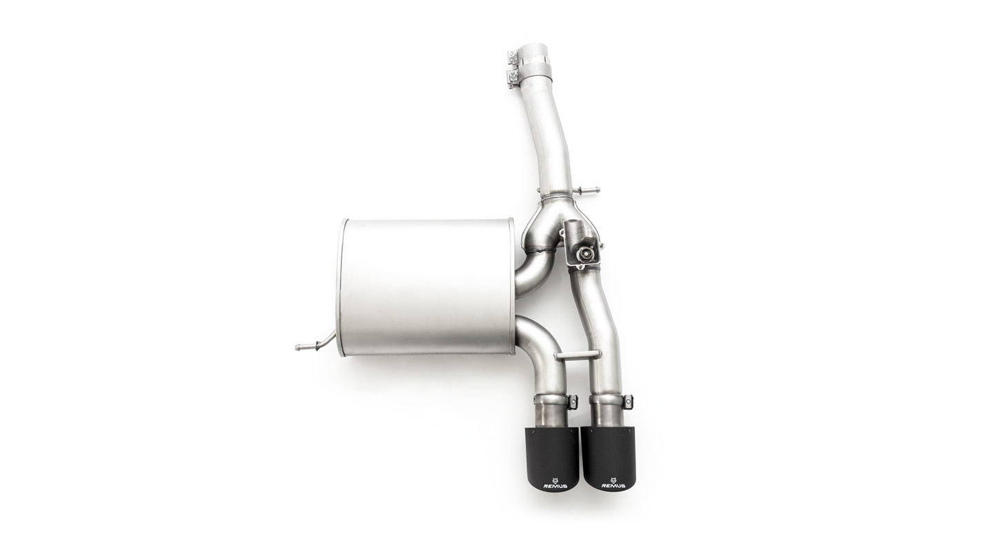RACING Axle-back-system centered, NO (EEC-) APPROVAL