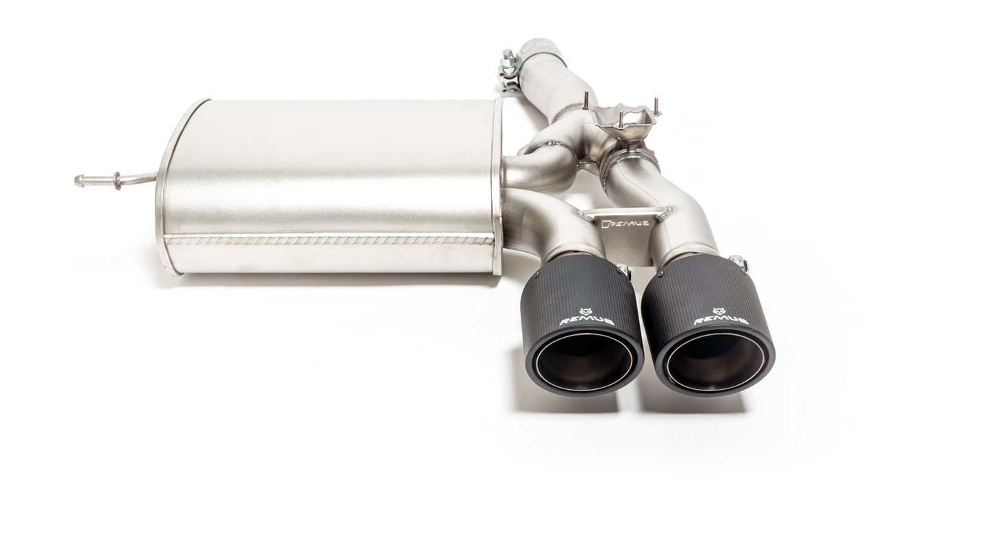 RACING Axle-back-system centered, NO (EEC-) APPROVAL