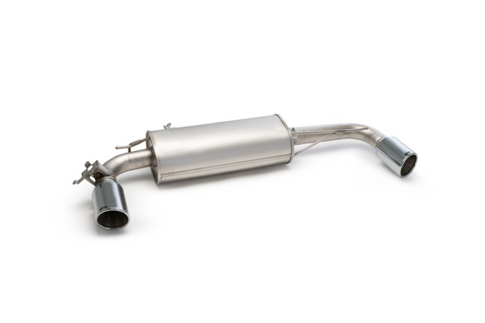 RACING Cat-back-system: sport exhaust, with 1 integrated valve & non-resonated RACING cat-back-section, NO EC TYPE APPROVAL