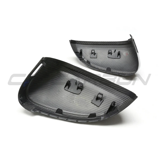 AUDI A4/S4/RS4/A5/S5/RS5 B9 2016+ PRE-PREG CARBON FIBRE MIRRORS - WITH LANE ASSIST - CT Carbon