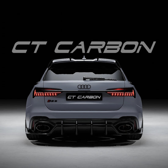 AUDI RS6 C8 AVANT CARBON FIBRE DIFFUSER - CT DESIGN