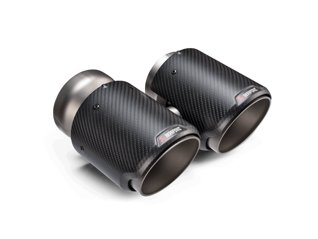 BMW M2 / M3 / M4 (G87 / G80 / G81 / G82 / G83) Akrapovic Round Tail Pipe Set (Carbon)