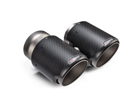 BMW M2 / M3 / M4 (G87 / G80 / G81 / G82 / G83) Akrapovic Round Tail Pipe Set (Carbon)