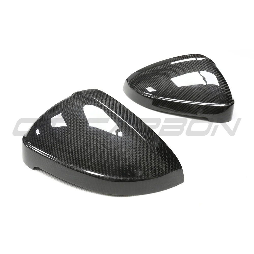 AUDI A4/S4/RS4/A5/S5/RS5 B9 2016+ PRE-PREG CARBON FIBRE MIRRORS - WITH LANE ASSIST - CT Carbon