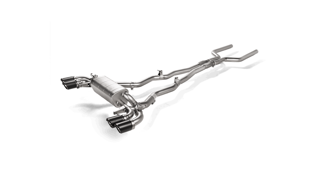 BMW M5 / Competition (F90) 2018 - 2020 OPF/GPF Akrapovic Evolution Link Pipe Set (Titanium)