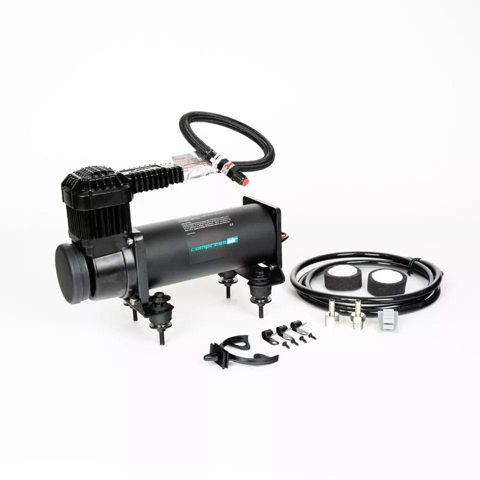 Air Lift 2nd Compressor Kit With Compress Air CA444 + 2nd comp 27703 Harness