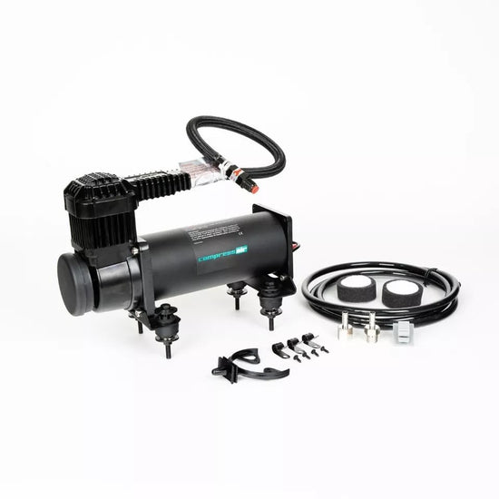 Air Lift 2nd Compressor Kit With Compress Air CA444 + 2nd comp 27703 Harness