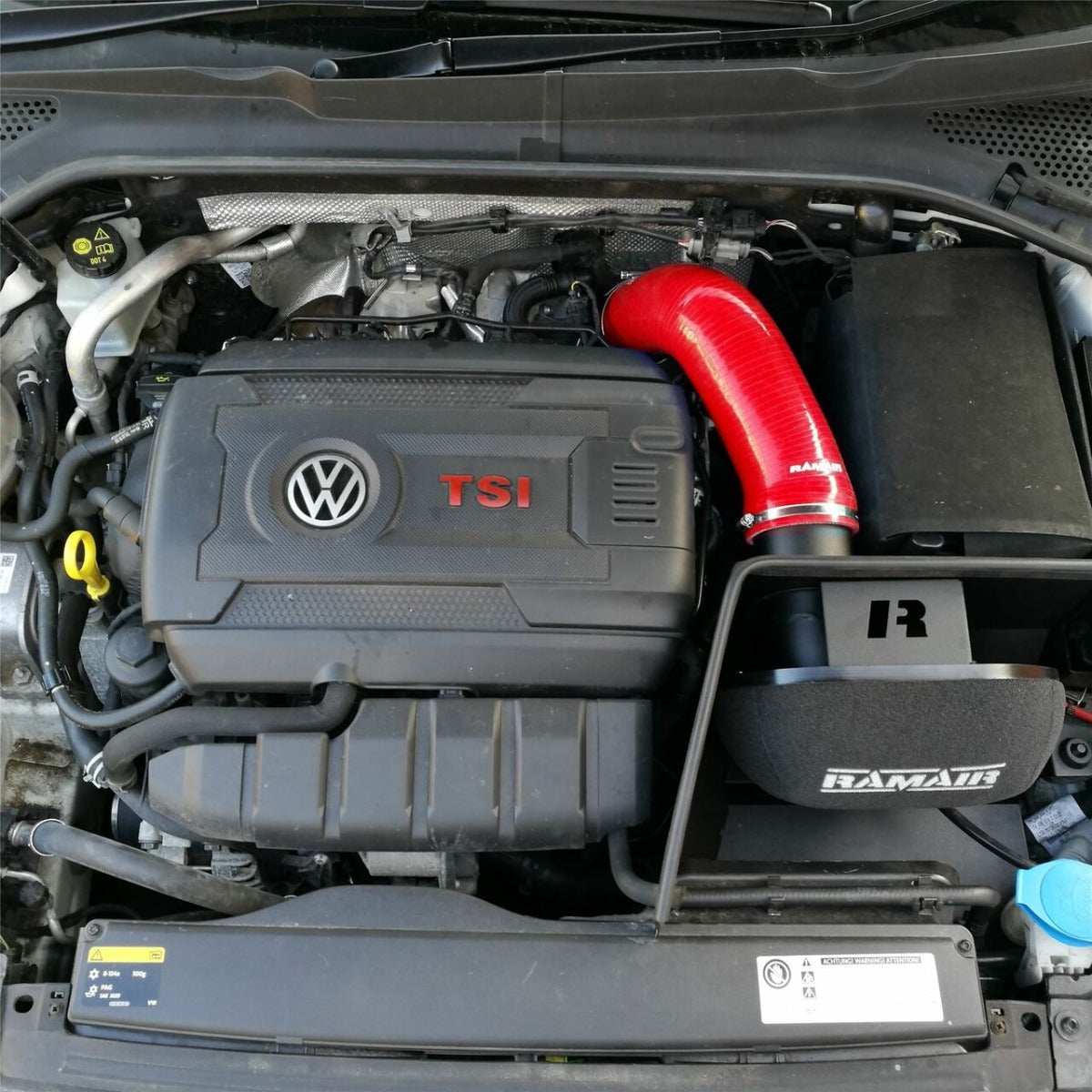 Ramair 2.0 TSI MQB V.A.G Performance Intake Kit with Turbo Elbow & Red Intake Hose