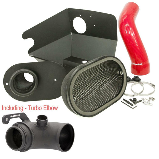 Ramair 2.0 TSI MQB V.A.G Performance Intake Kit with Turbo Elbow & Red Intake Hose