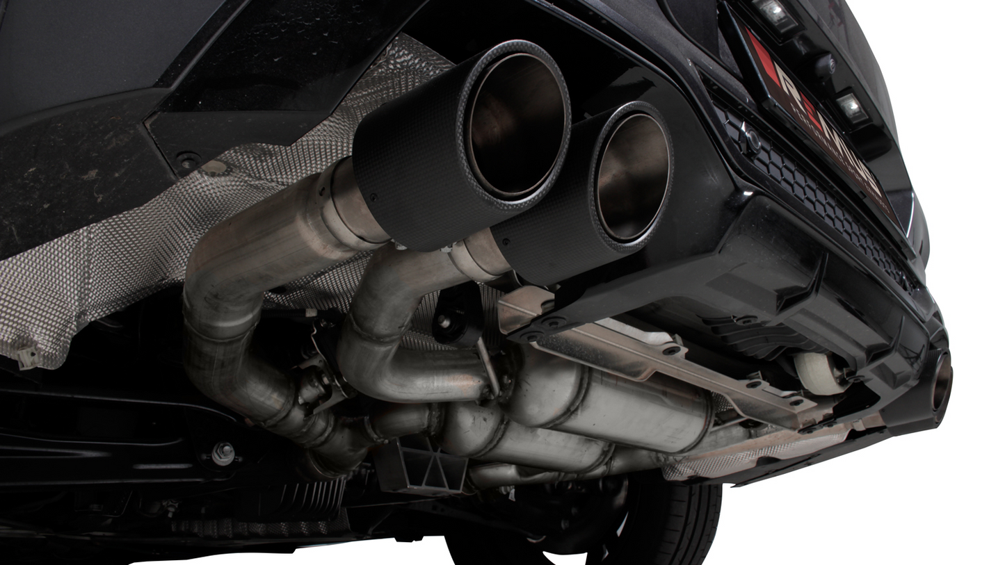 Axle-back-system L/R: RACING sport exhaust, inc. 2 integrated valves, NO (EEC-) APPROVAL