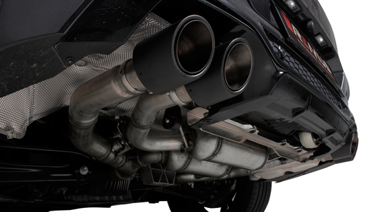 Axle-back-system L/R: RACING sport exhaust, inc. 2 integrated valves, NO (EEC-) APPROVAL