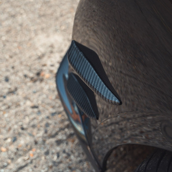 BMW G87 M2 CARBON FIBRE FRONT BUMPER CANARDS - CT DESIGN