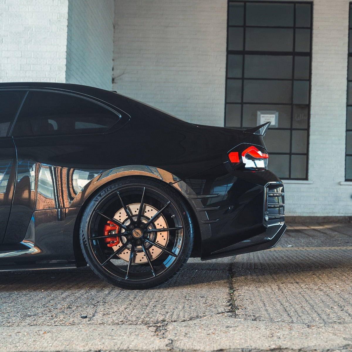 BMW G87 M2 CARBON FIBRE REAR SIDE FENDER TRIM - CT DESIGN