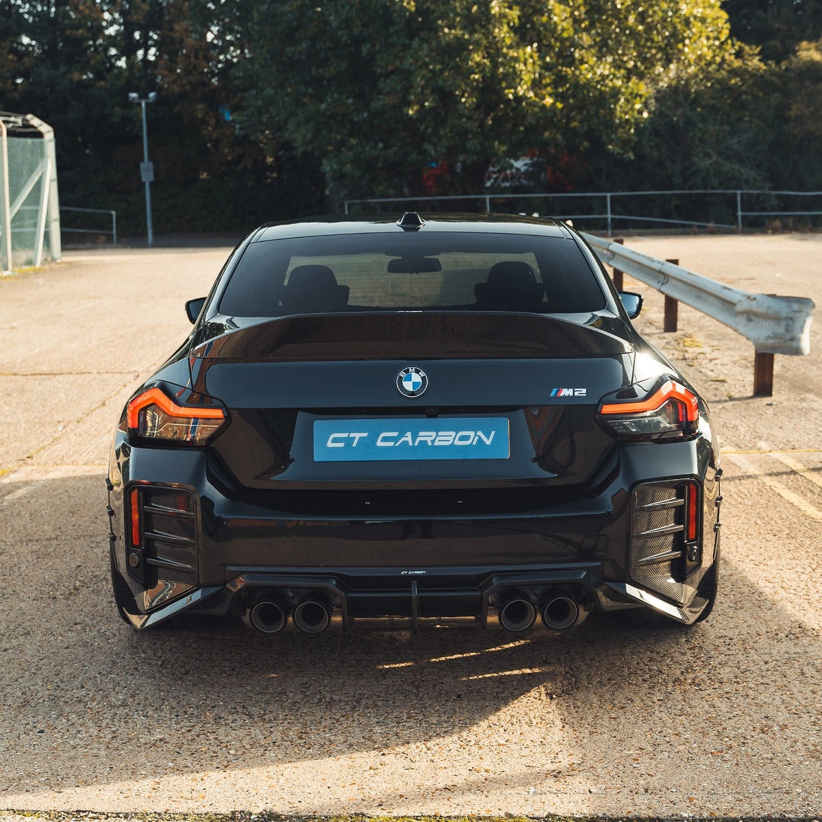 BMW G87 M2 CARBON FIBRE REAR BUMPER CORNERS - CT DESIGN - CT DESIGN