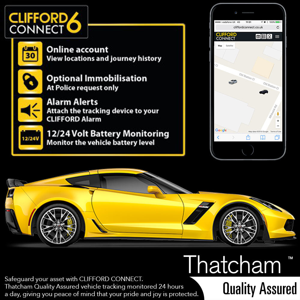 Clifford Connect 6 - Online Tracking System Thatcham Approved TQA561 (CAT6)