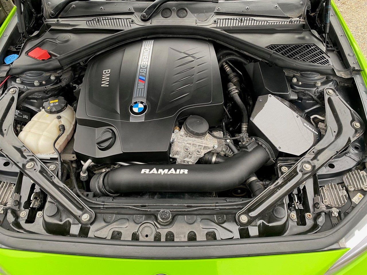 Ramair Performance Foam Intake Kit With Carbon Lid to fit BMW 135i 235i M2 2.0T N55