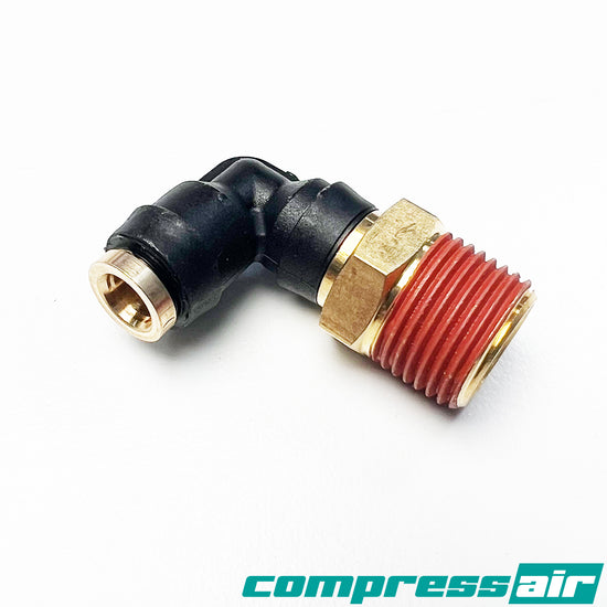 Elbow 3/8" MNPT To 1/4" PTC DOT Approved CA21847