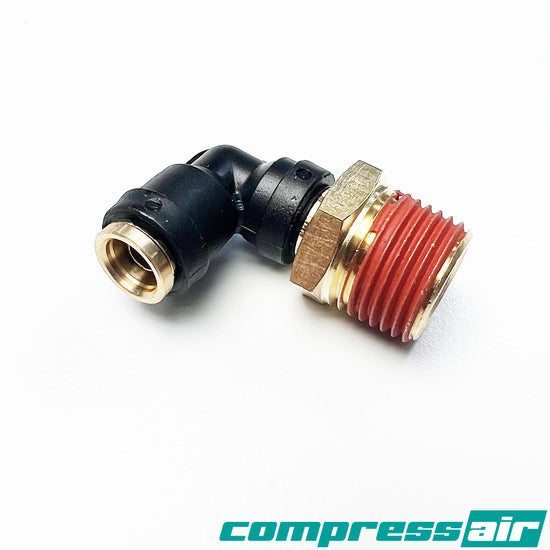 Elbow 1/2" MNPT To 3/8" PTC DOT Approved CA21866