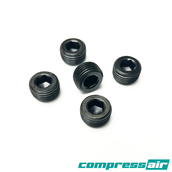 Black Countersunk Blanks 3/8" NPT