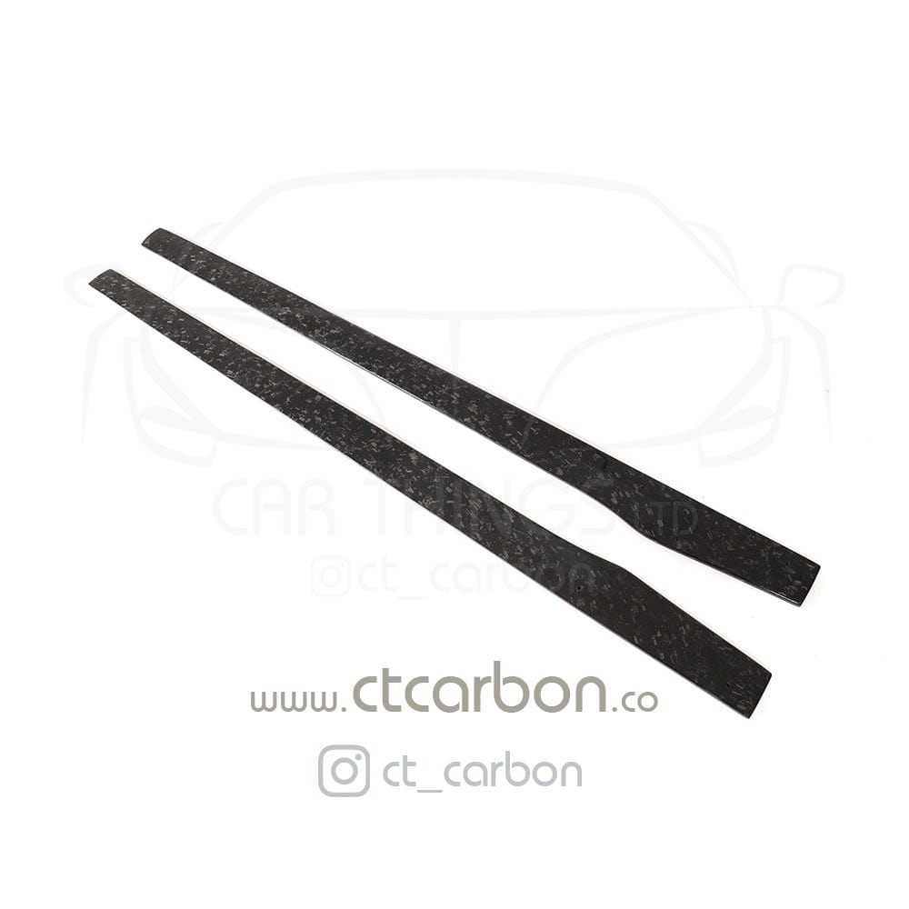 MERCEDES C63/C63S W205 COUPE & SALOON FORGED CARBON FIBRE SIDE SKIRTS