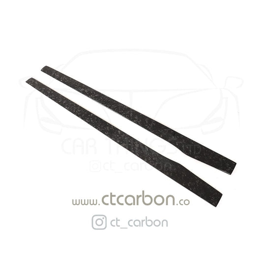 MERCEDES C63/C63S W205 COUPE & SALOON FORGED CARBON FIBRE SIDE SKIRTS