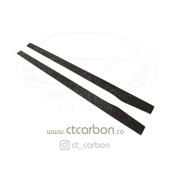 MERCEDES C63/C63S W205 COUPE & SALOON FORGED CARBON FIBRE SIDE SKIRTS