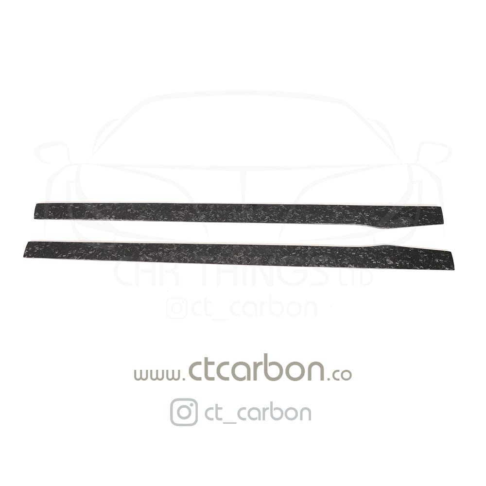 MERCEDES C63/C63S W205 COUPE & SALOON FORGED CARBON FIBRE SIDE SKIRTS