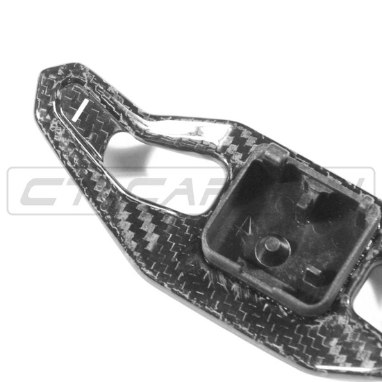 AUDI A3/S3/RS3 8V CARBON FIBRE SHIFTER PADDLES - V2 - CT Carbon