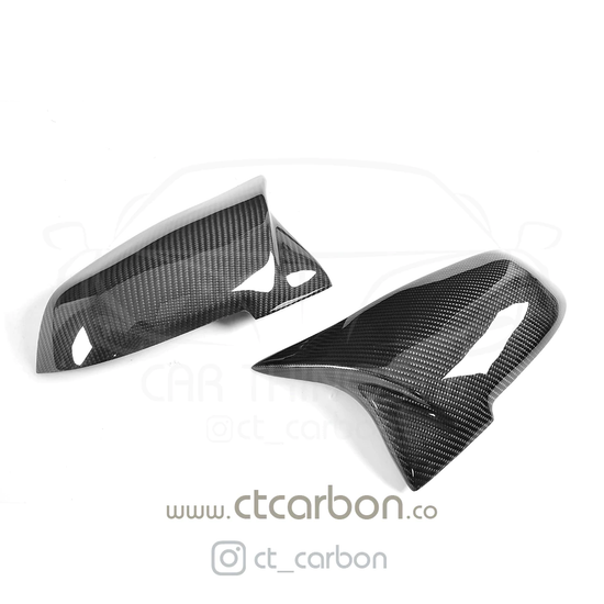 BMW 1/2/3/4 SERIES CARBON MIRROR REPLACEMENT FXX  - OEM+ M STYLE