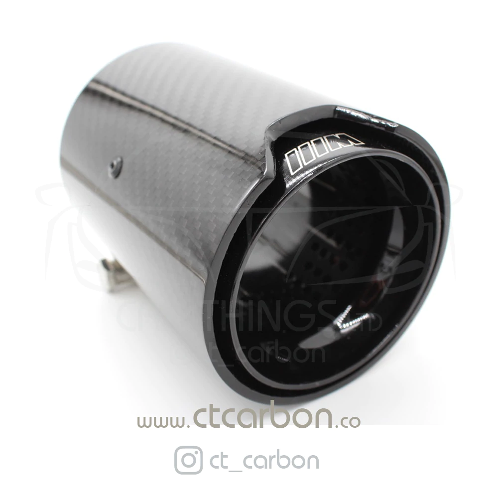 BMW 135i/140i/235i/240i/335i/340i/435i/440i CARBON EXHAUST TIPS BLACK