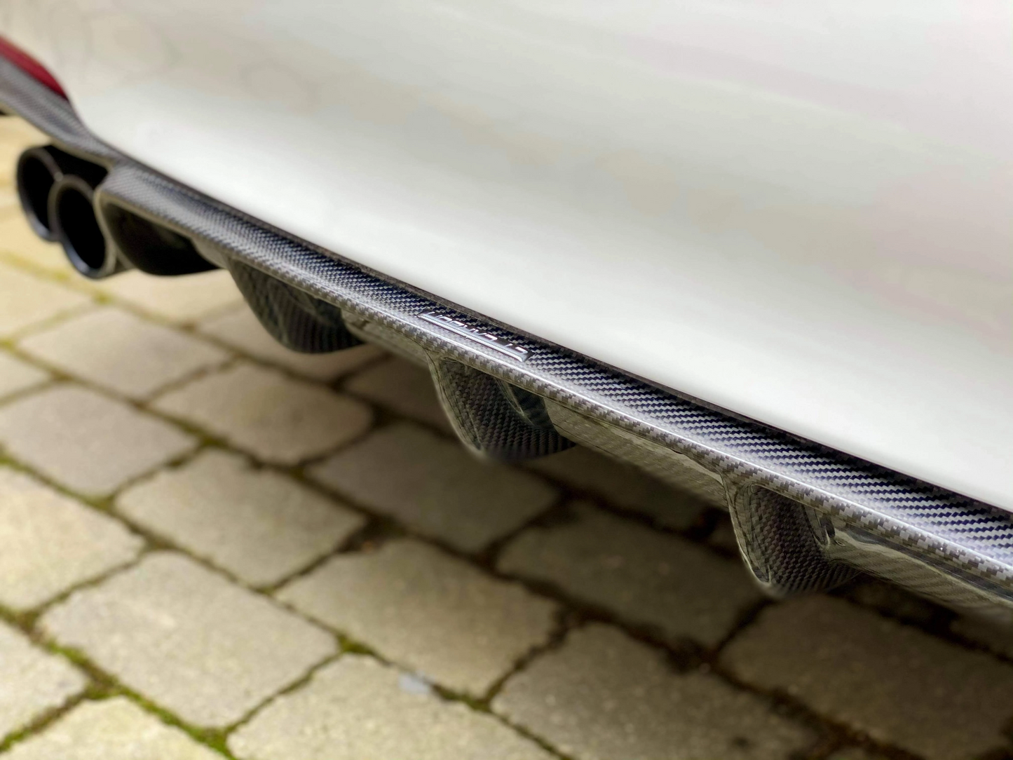 BMW 3 SERIES F30 CARBON FIBRE DIFFUSER - MP STYLE - TWIN EXHAUST