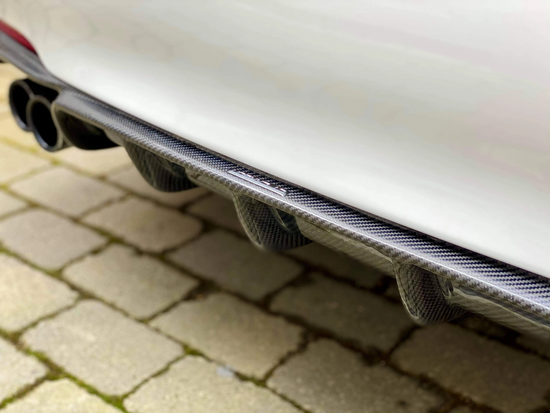 BMW 3 SERIES F30 CARBON FIBRE DIFFUSER - MP STYLE - TWIN EXHAUST