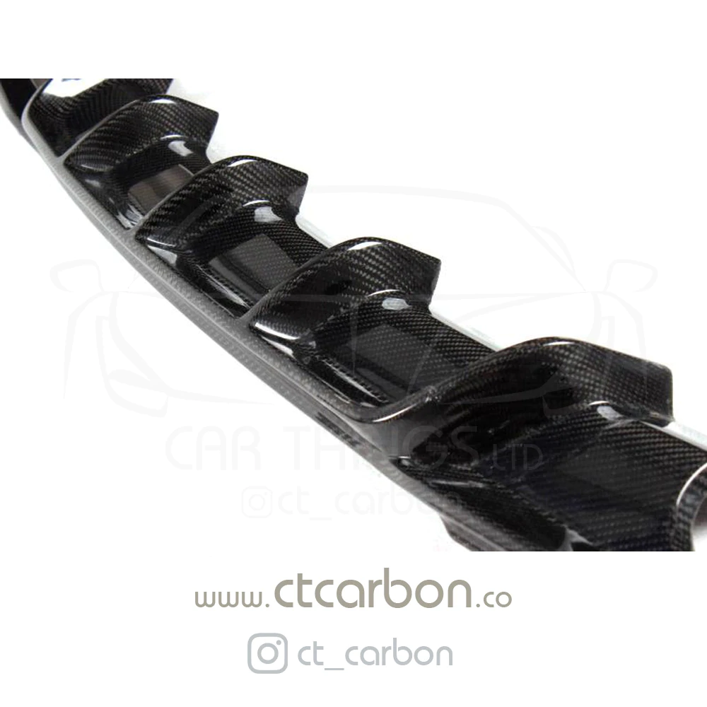 BMW 3 SERIES F30 CARBON FIBRE DIFFUSER - MP STYLE - TWIN EXHAUST