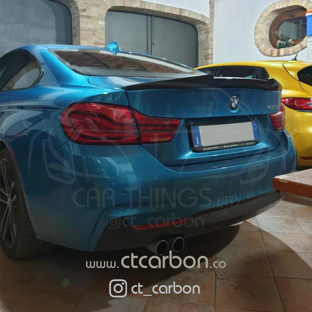 BMW F32 4 SERIES CARBON FIBRE SPOILER - V STYLE